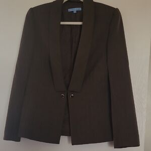 ANTONIO MELANI Dark Brown Women's Blazer
